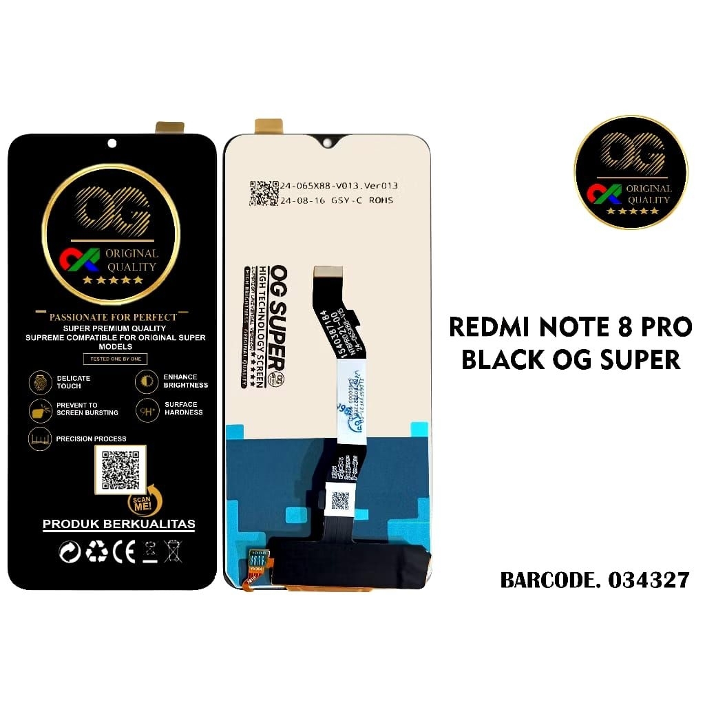LCD TOUCHSCREEN XIOMI REDMI NOT 8 PRO OG SUPER
