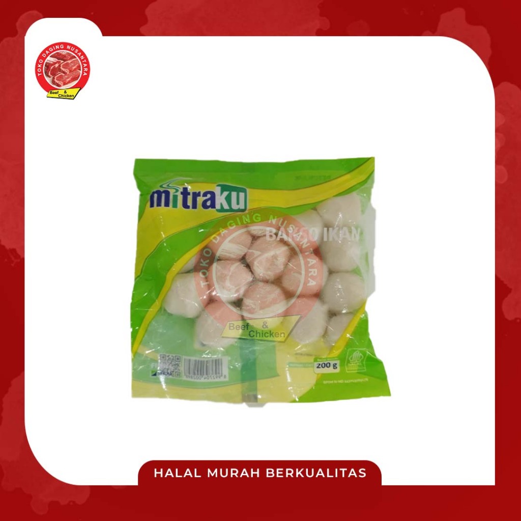 

Mitraku Frozen Bakso Ikan 200gr