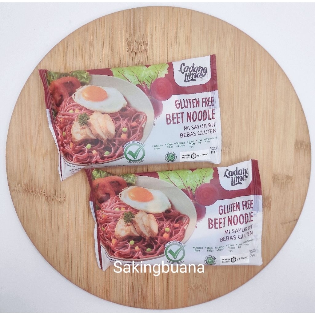 

Mie Goreng Beet Ladang Lima Glutten Free