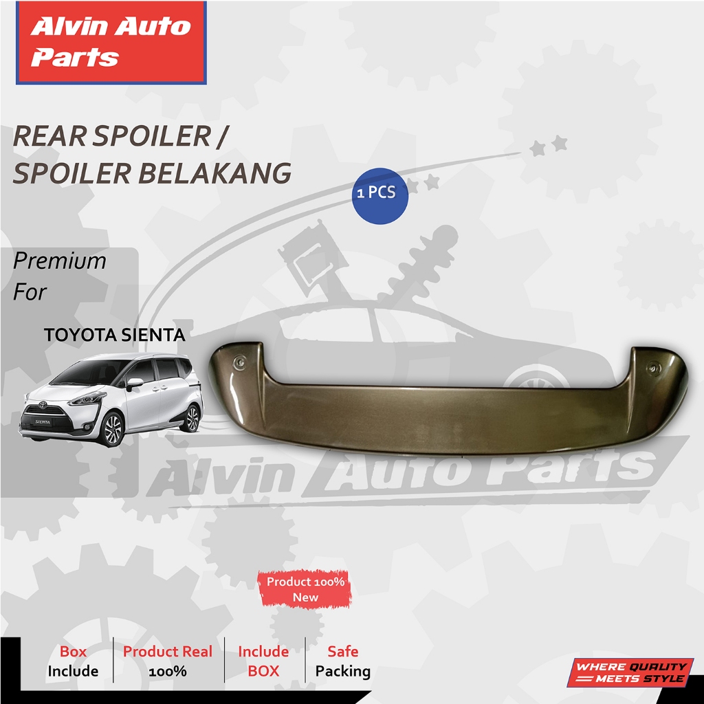 SPOILER SIENTA / REAR SPOILER SIENTA/ SPOILER BELAKANG SIENTA / ACCESSORIES TOYOTA SIENTA