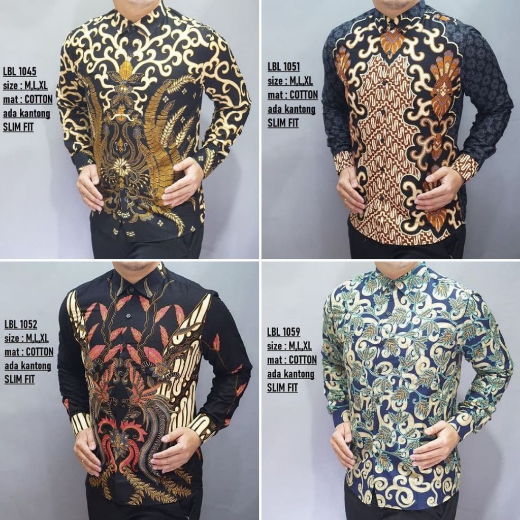 

BATIK PRIA SLIM FIT KATUN PREMIUM MODEL KEMEJA FORMAL MODERN ELEGAN KEMEJA BATIK PRIA SLIMFIT COD BUBBLE WRAP BUBBLE UNTUK PACKING KIRIM KHUUSS KODE 1
