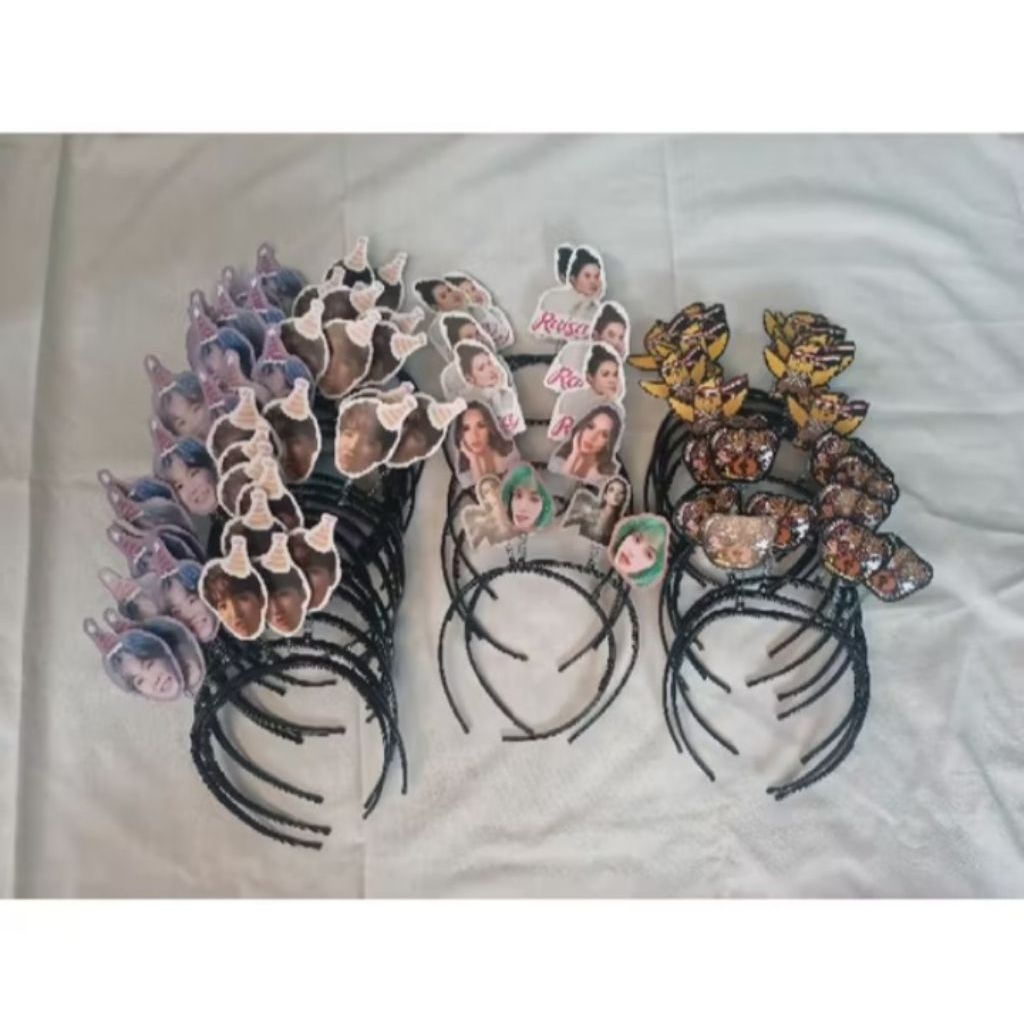 Bando Custom, Bando Tuing Tuing, Aksesoris, Bando Kpop, Bando Konser, Bando Murah