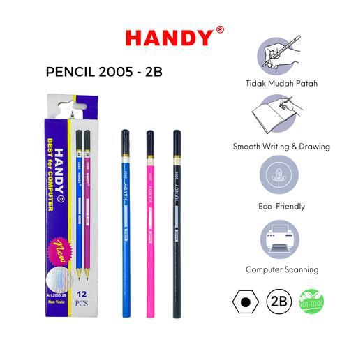 

(1 PCS / 1 BIJI) Pensil 2B Handy 2005