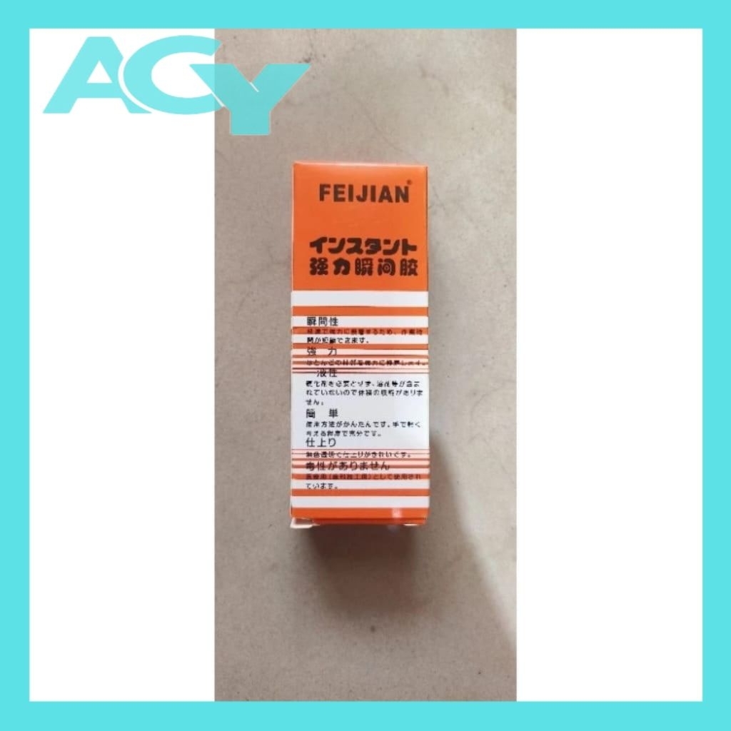 

ACY Korea / Lem Setan / Super Glue Lem Tetes / Lem Serbaguna Feijian 10g