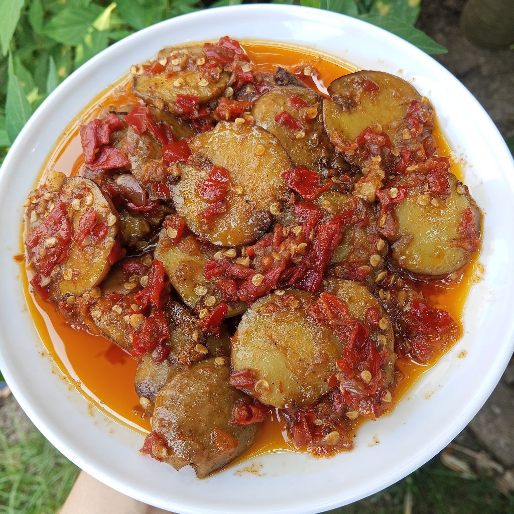 

Lauk JENGKOL Bumbu Balado Padang (220gr) /jengkol balado khas padang/jengkol balado minang/masakan jengkol siap saji/bisa vakum retort