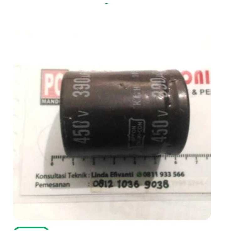 RH9559 New Capasitor Kapasitor Elco 390uf 450v 390 mikro 450volt by PCM LTC GLODOK