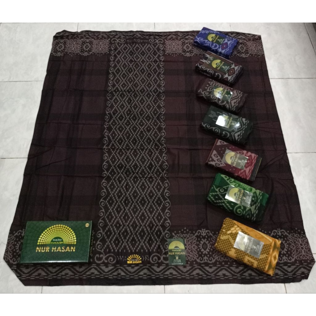 Sarung Mesin Nur Hasan Sarung Pria Dewasa Bahan Premium Motif Batik