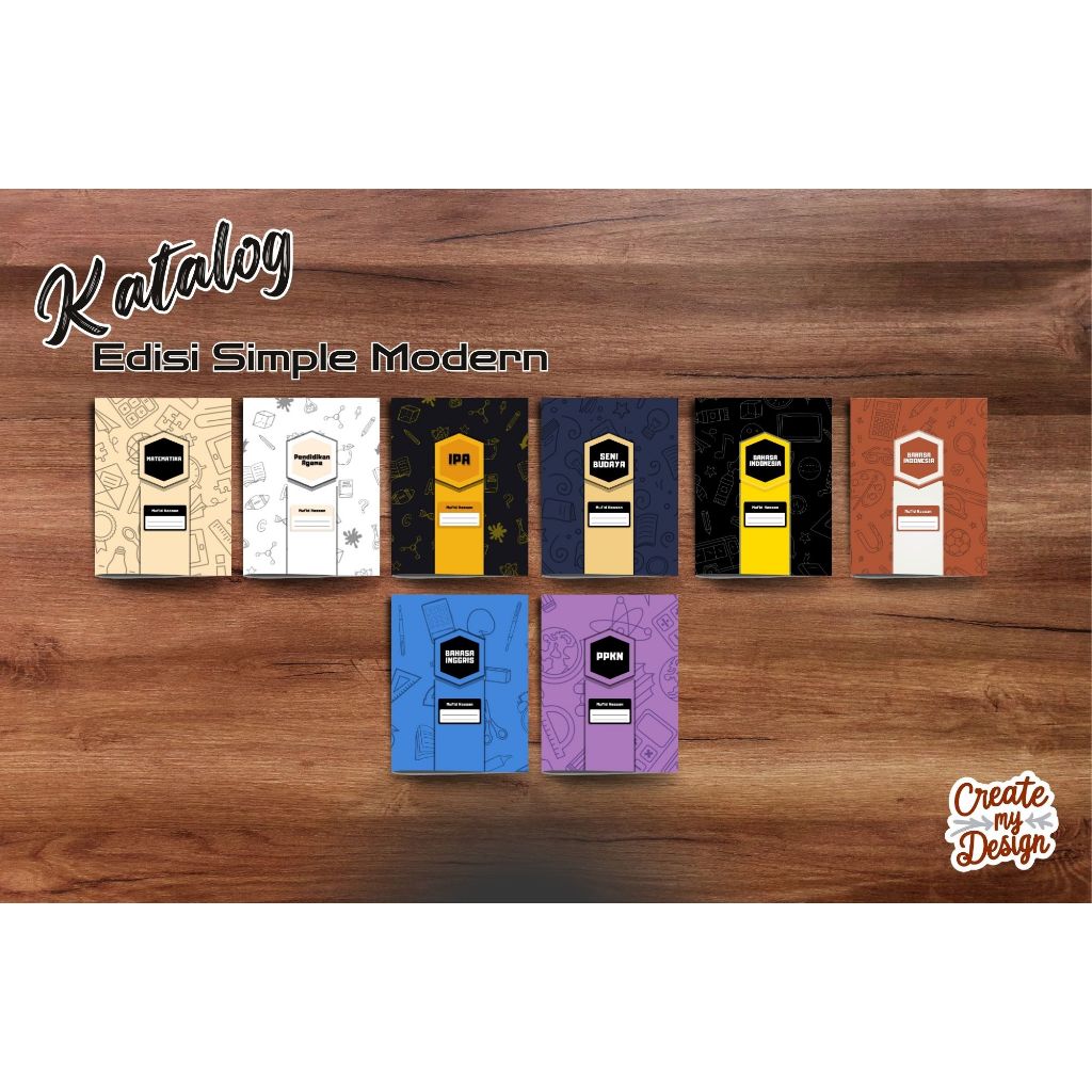 

Buku Tulis Custom edisi Simple dan Modern