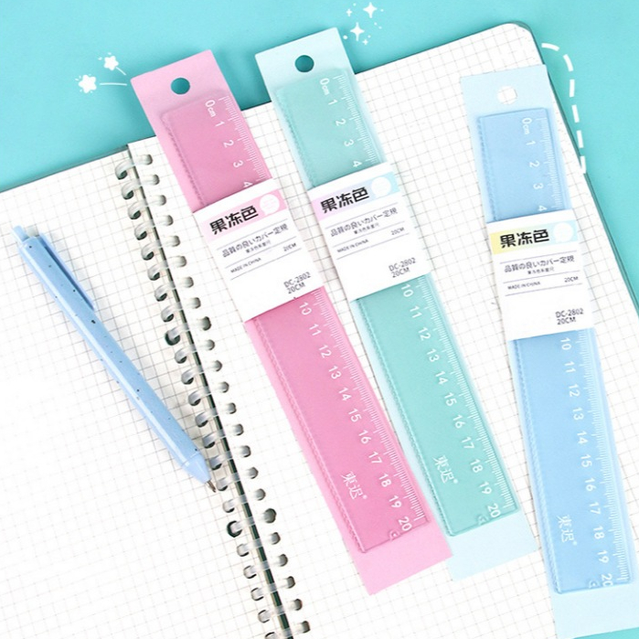 

DC2802 Penggaris 20cm Anti patah Macaron Pastel Color / Aesthetic Ruler / Perlengkapan anak sekolah