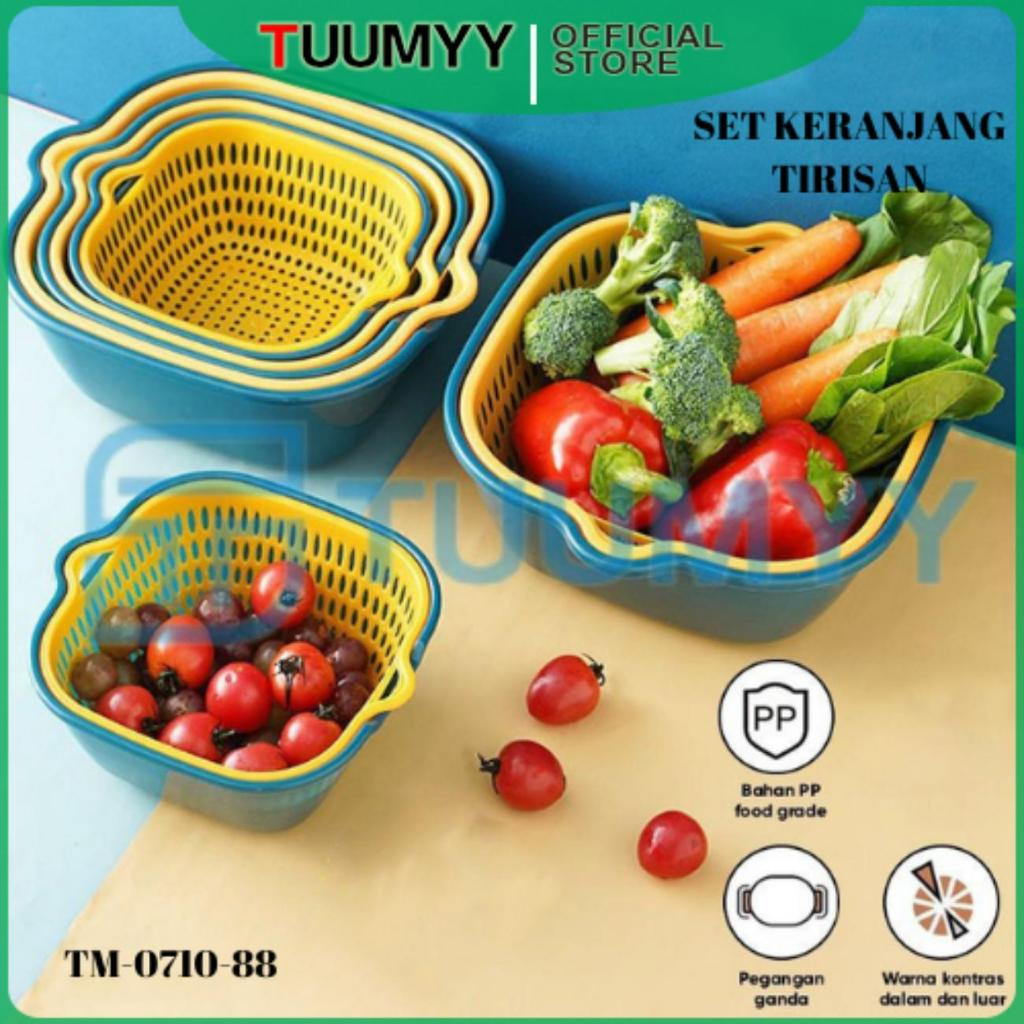 (TUUMYY) KERANJANG TIRISAN PRAKTIS  TM-0710