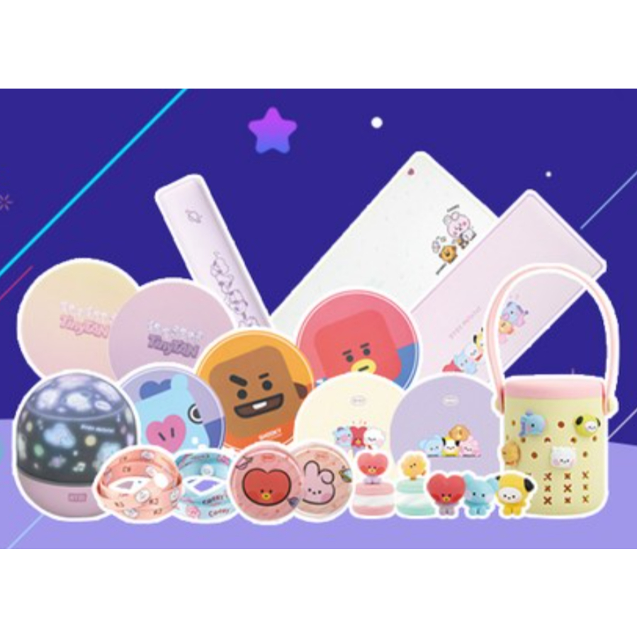 BT21 MERCHANDISE BOX GIFT OFFICIAL BT21 COOKY RJ CHIMMY MANG SHOOKY KOYA MANG OFFICIAL BTS TINYTAN