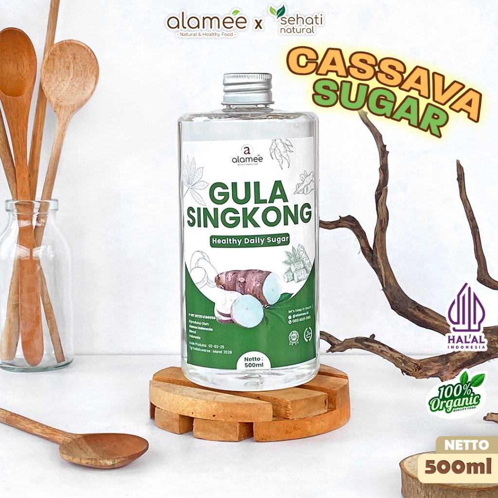 

Gula Singkong Organik Cair Rendah Kalori Pemanis Sweetener Fructose Gluten Free Tanpa Pemanis Buatan