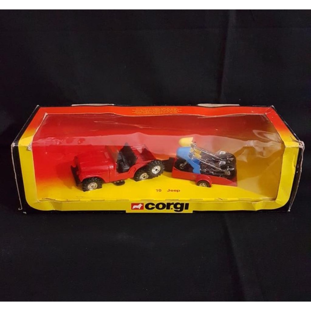 CORGI England Jeep N Motorcycle Trainer