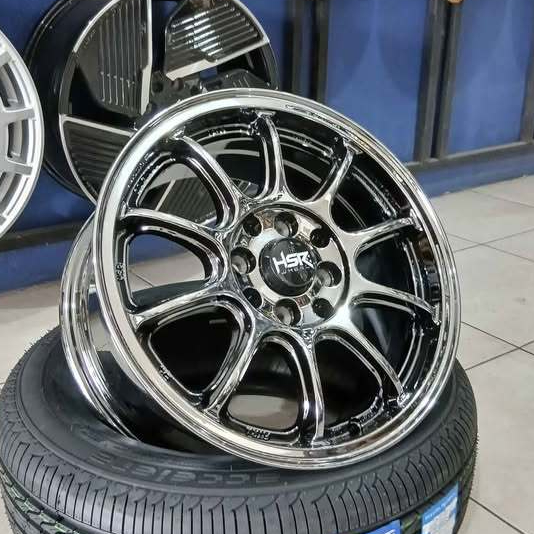 Velg Racing Mobil Honda Brio Ring 15 Velg Modifikasi Mobil Hsr Fe03 Black Chrome