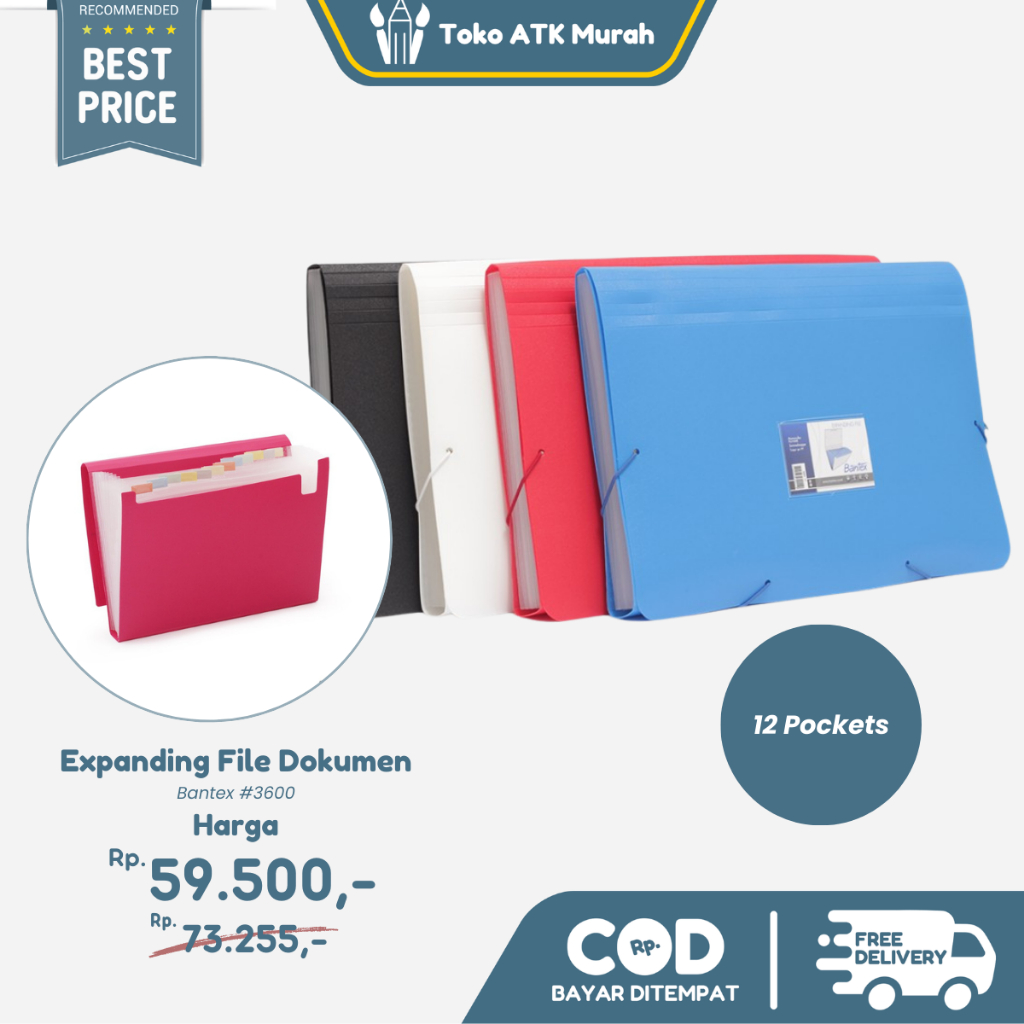 

Bantex Expanding File A4 #3600