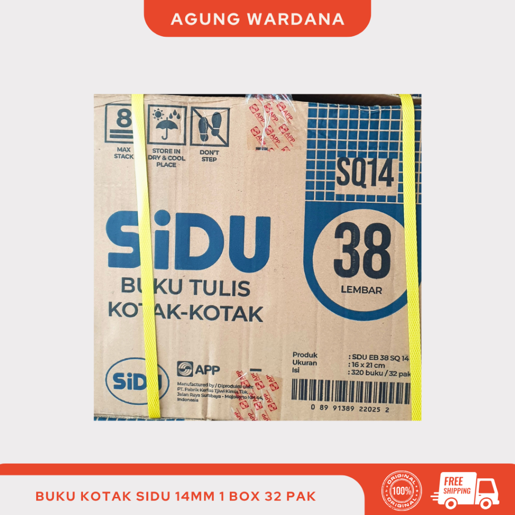 

BUKU KOTAK BESAR SQ14 1.4 X 1.4 CM SIDU 1 BOX / DUS ISI 32 PAK / PCS