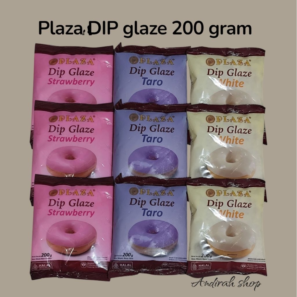 

PLAZA DIP GLAZE All variant 200 gr