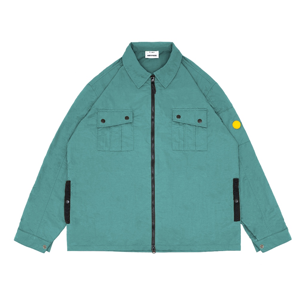 MYPRIDE " FRONT TOSCA " - TOSCA GREEN - OVERSHIRT JACKET