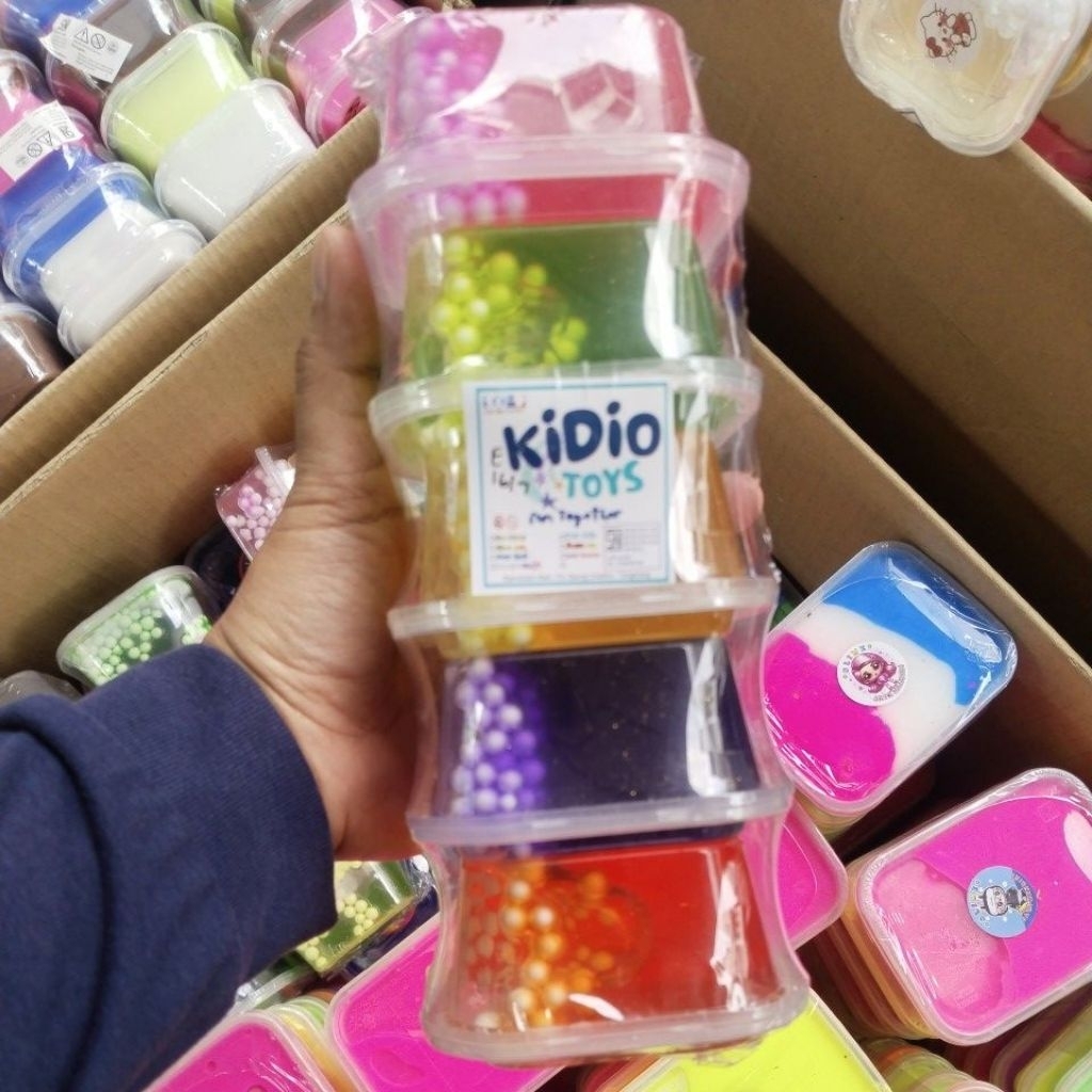 5kotak slime mainan prakarya mainan edukasi anak