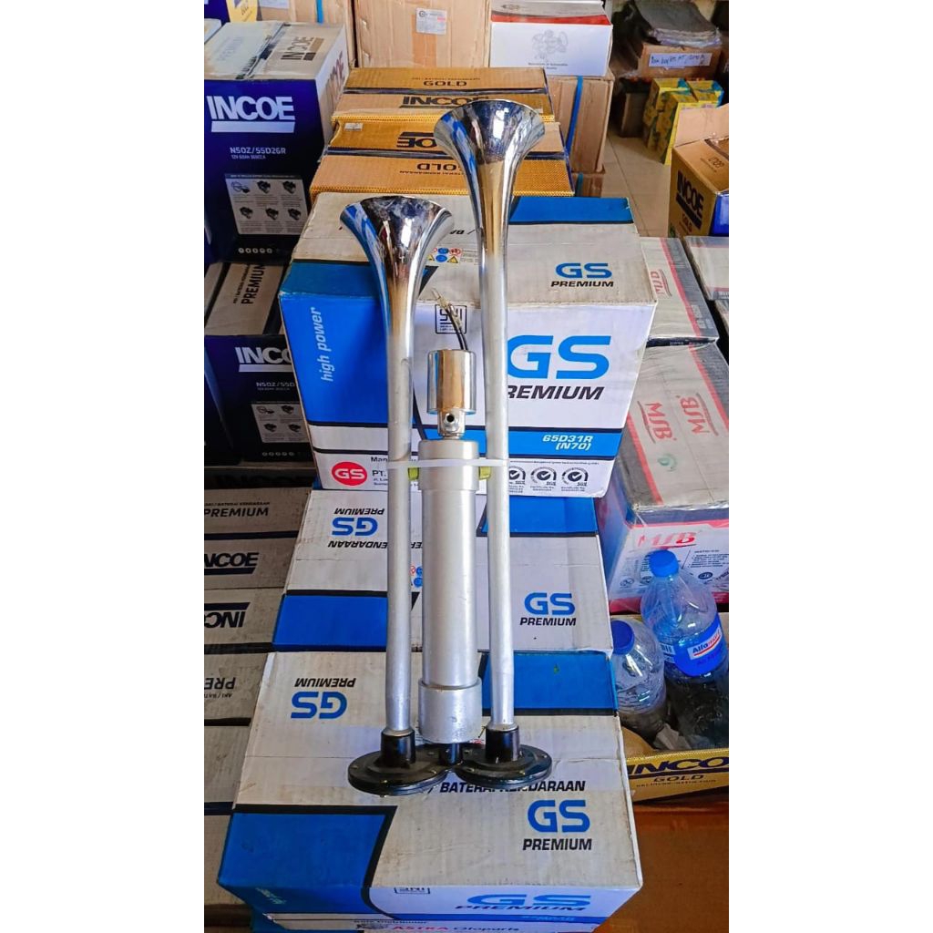 klakson angin truk modif fuso byeng byeng 24v,klakson byeng byeng truk fuso hino 24volt