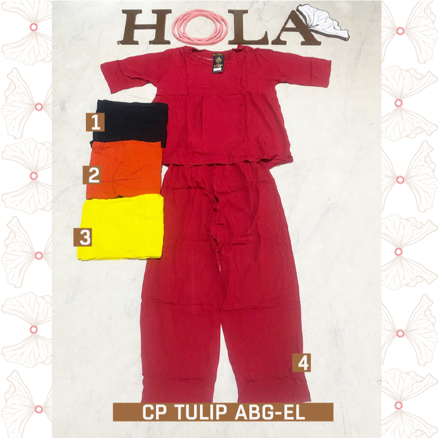 HOLA_FASH | SETELAN ALVIN RAYON POLOS, SETELAN TULIP RAYON, CP RAYON ABG