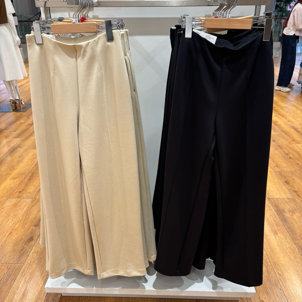 Celana straight lurus stretch double face uniqlo cewek new arrival