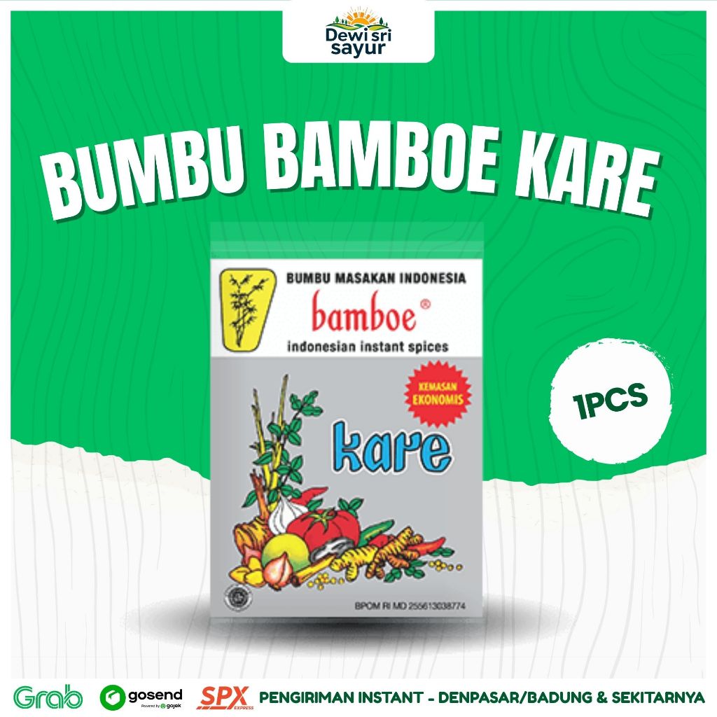 

Bumbu Bamboe Kare 1 pcs – Dewi Sri Sayur