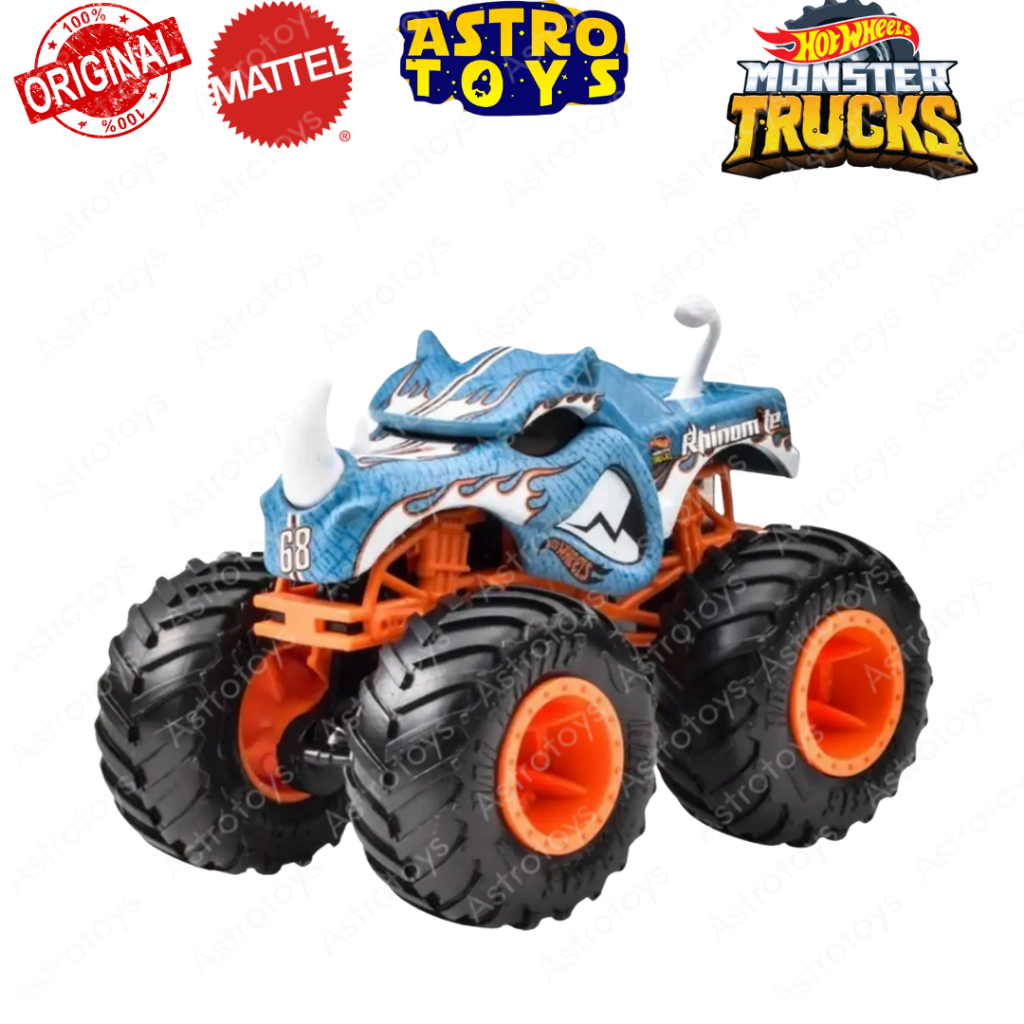 Hot Wheels Hotwheels Mainan Mobil Monster Truck Trucks Truk Rhinomite Original Mattel
