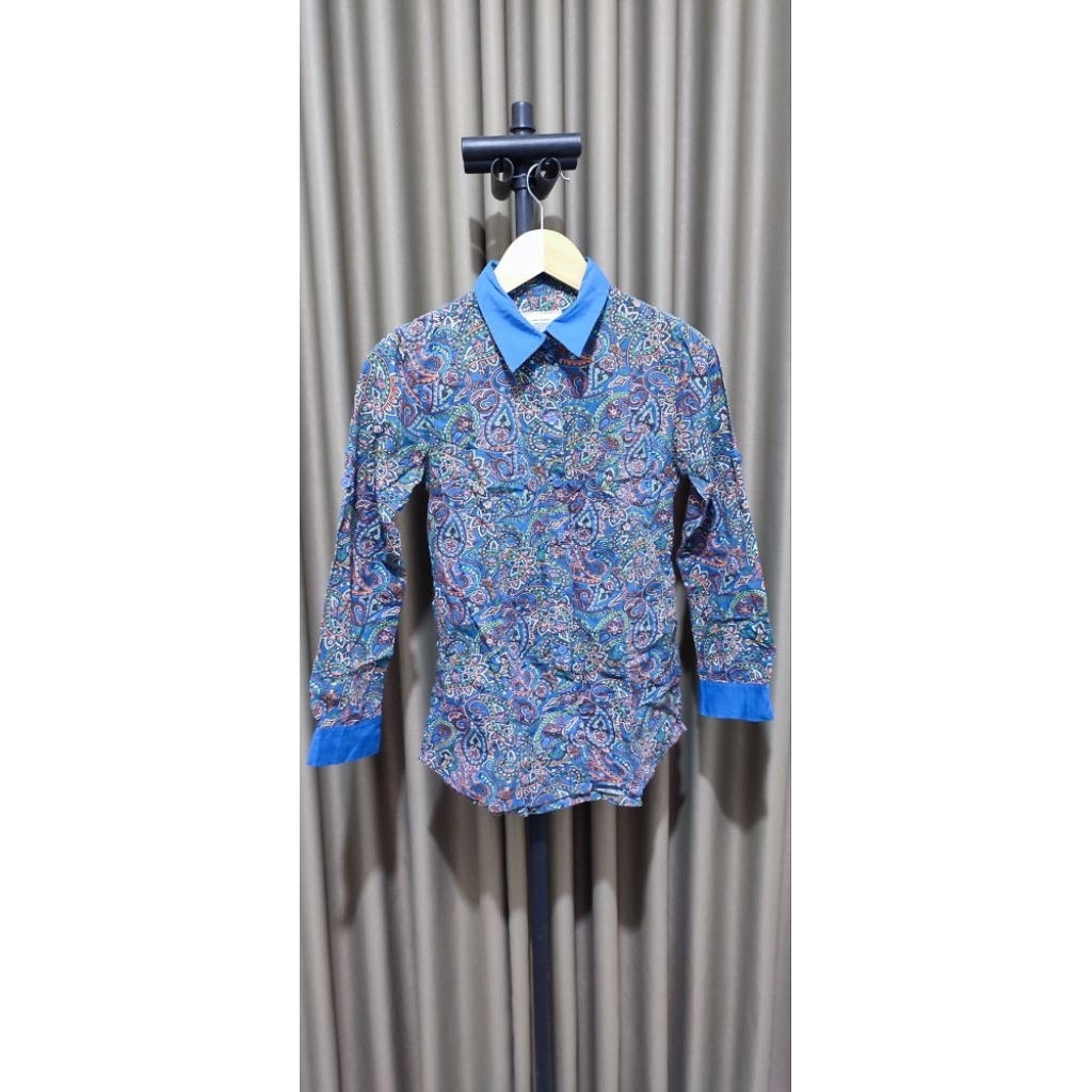Kemeja Kantor Batik Wanita Lengan Panjang, Atasan Baju Murah (Preloved, Second, Bekas)