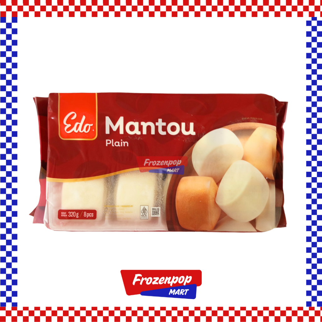 

Edo Mantau Polos 320gr isi 8 Pcs Premium Halal / Edo Mantou Plain 320gr [INSTANT MALANG]
