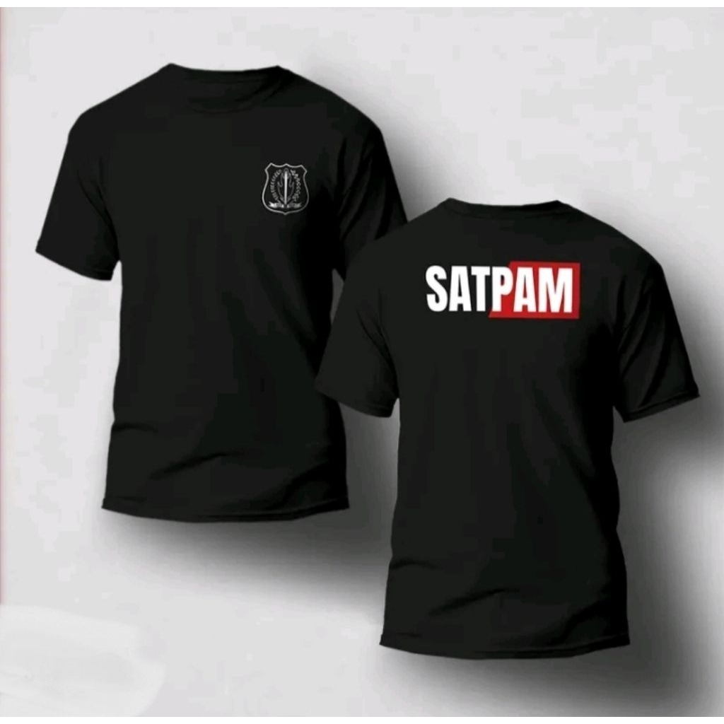 Kaos T shirt Satpam Satuan pengaman