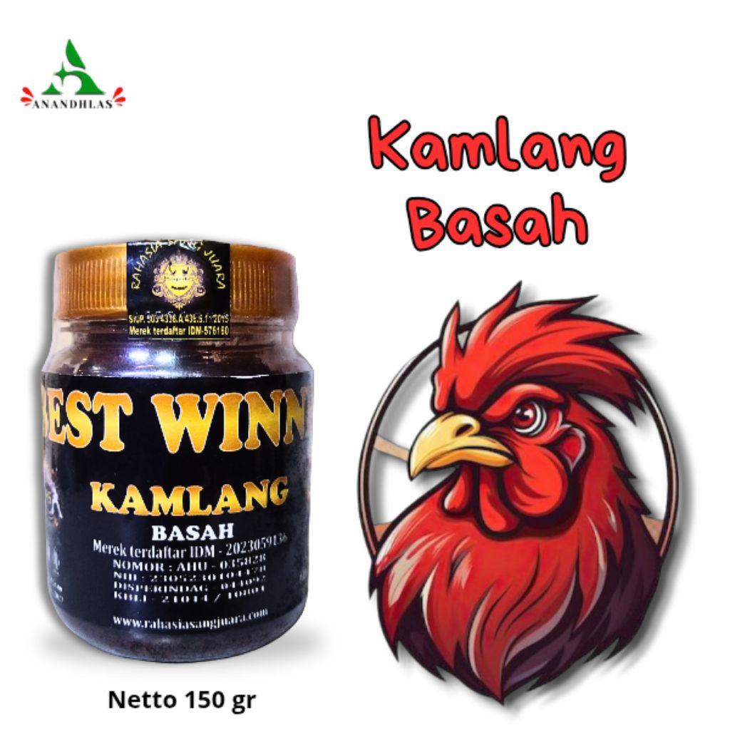 BW Kamlang Basah Ayam Laga 150gr Jamu Ayam Aduan Super Laga