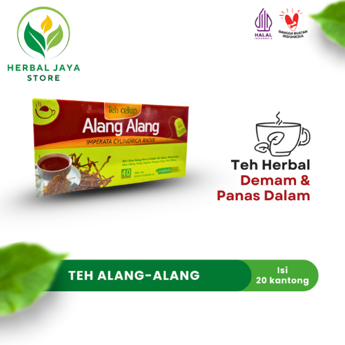 

Teh herbal alang alang griya herba untuk panas dalam meredakan demam mual dan pening