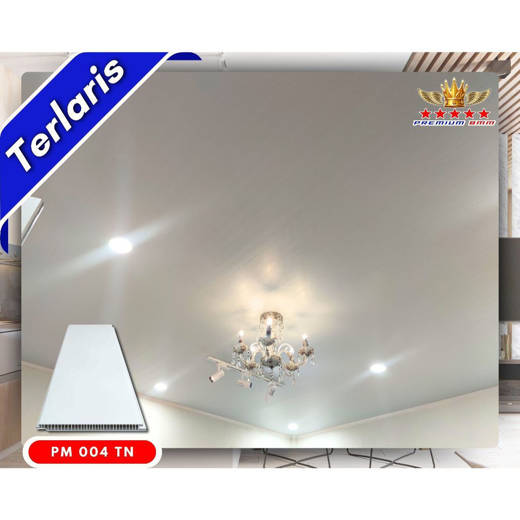 PLAFON PVC VARIAN MOTIF PUTIH PREMIUM CLASS