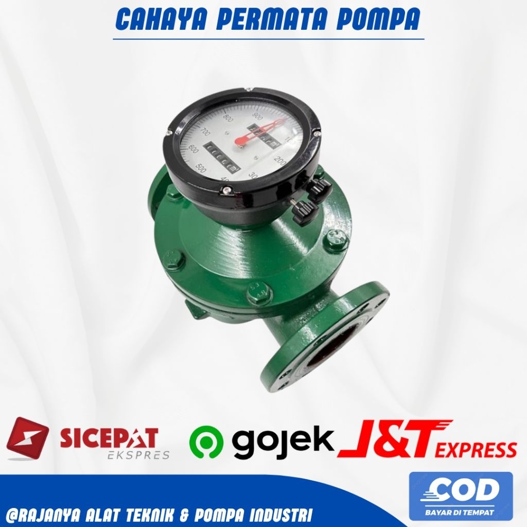 Flowmeter OGM Minyak DN50 Flow Meter Solar Flange 2”Inch Meteran BBM Oval Gear Pump Model Tokico