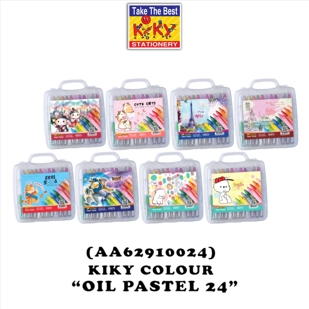 

KIKY Oil Pastel / Crayon / Krayon 24 Warna