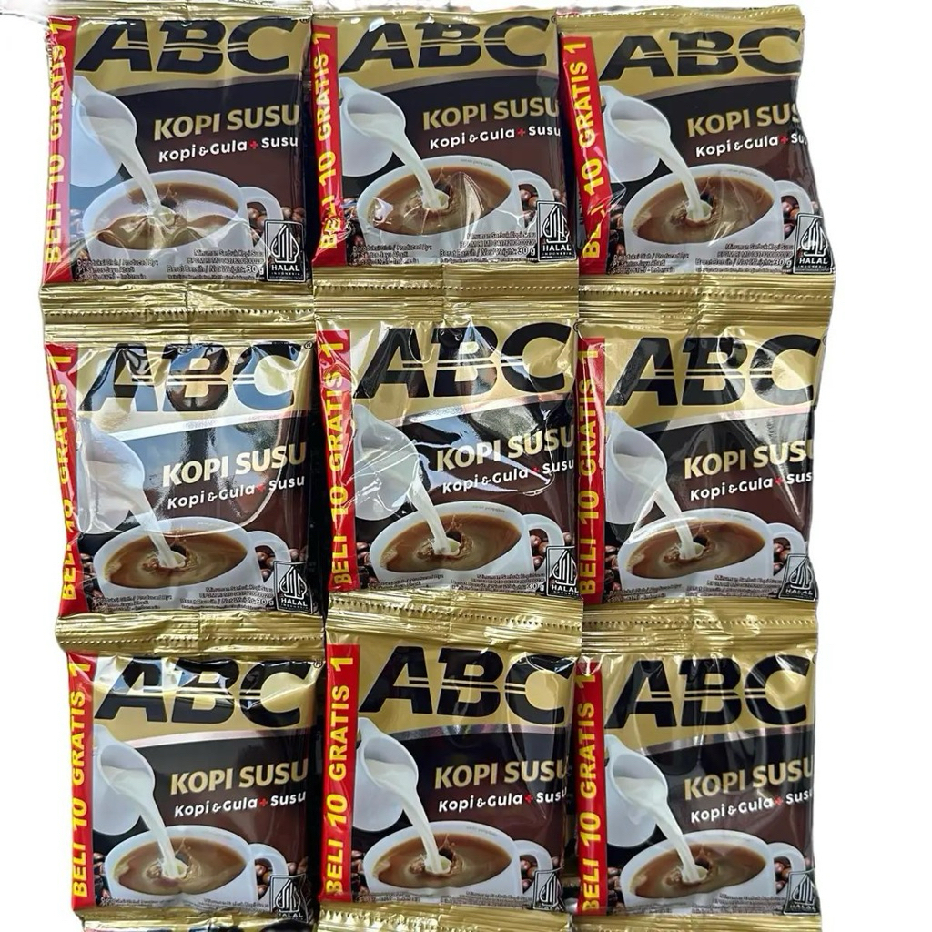 

[33pcs] Kopi ABC susu 3in1 30gr coffee Robusta