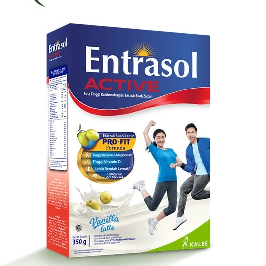 

Entrasol Active Coklat, Vanila 360gr