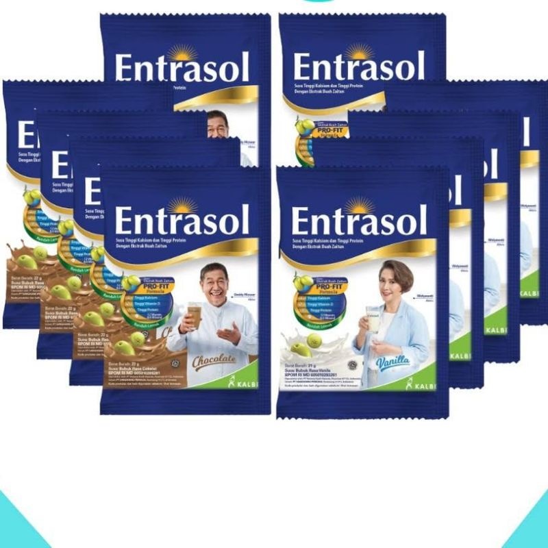 

Entrasol Vanila, Coklat Sachet 21gr