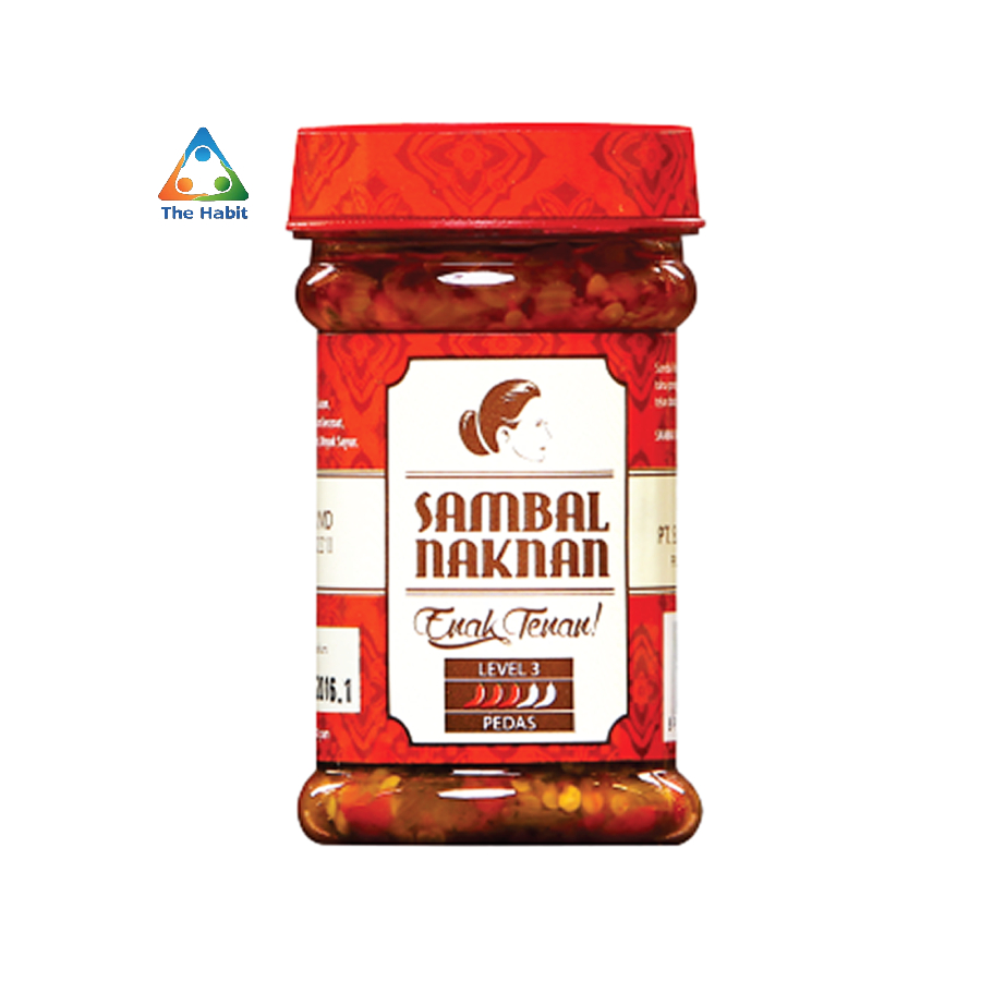 

(The Habit) Sambal Naknan Level 3 Pedas Sambal Bawang 140gram