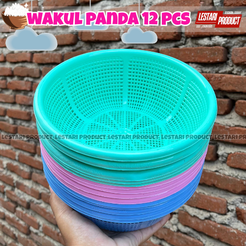 ( 12 PCS ) WAKUL PANDA | WAKUL NASI | BAKUL NASI | WAKUL PLASTIK | WAKUL HAJATAN | SOUVENIR | WAKUL 