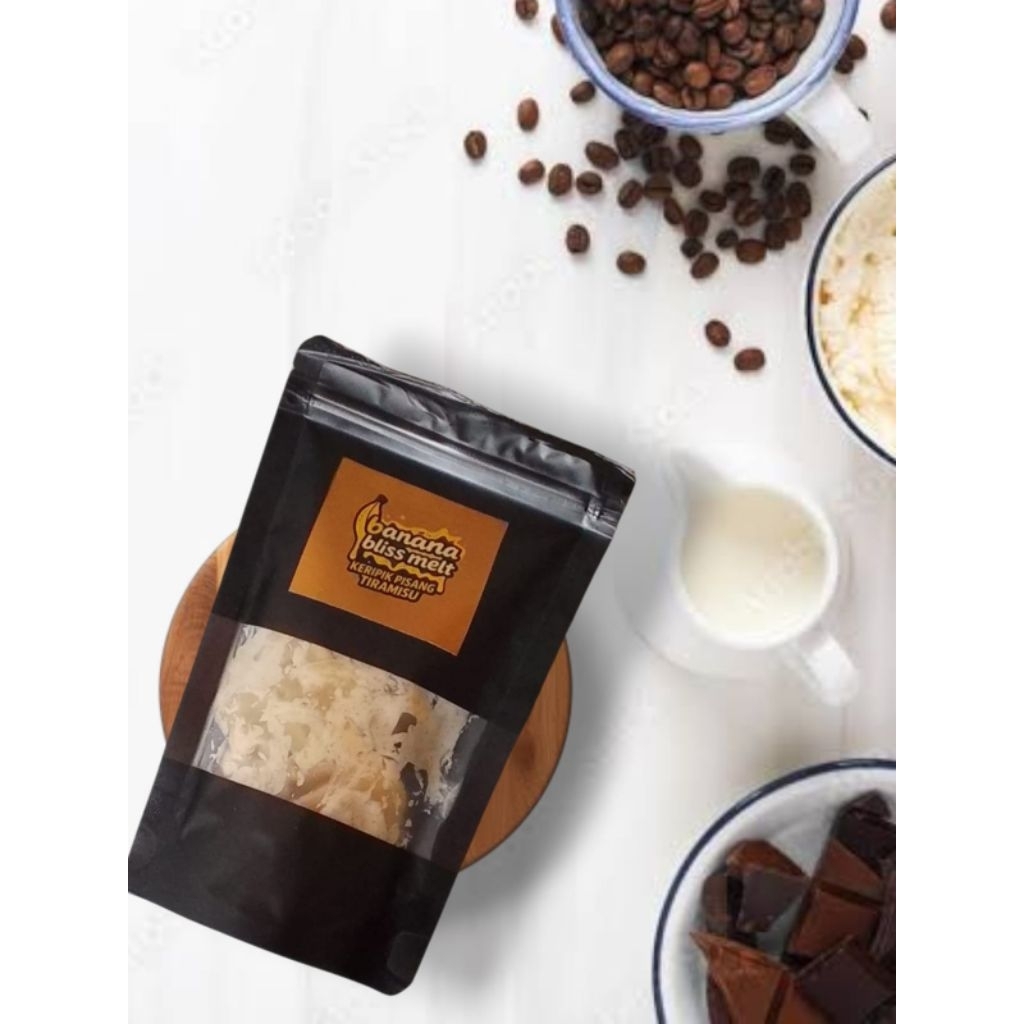 

Keripik Pisang Tiramisu 100gr | Snack Manis Unik | Camilan Kekinian Standing Pouch