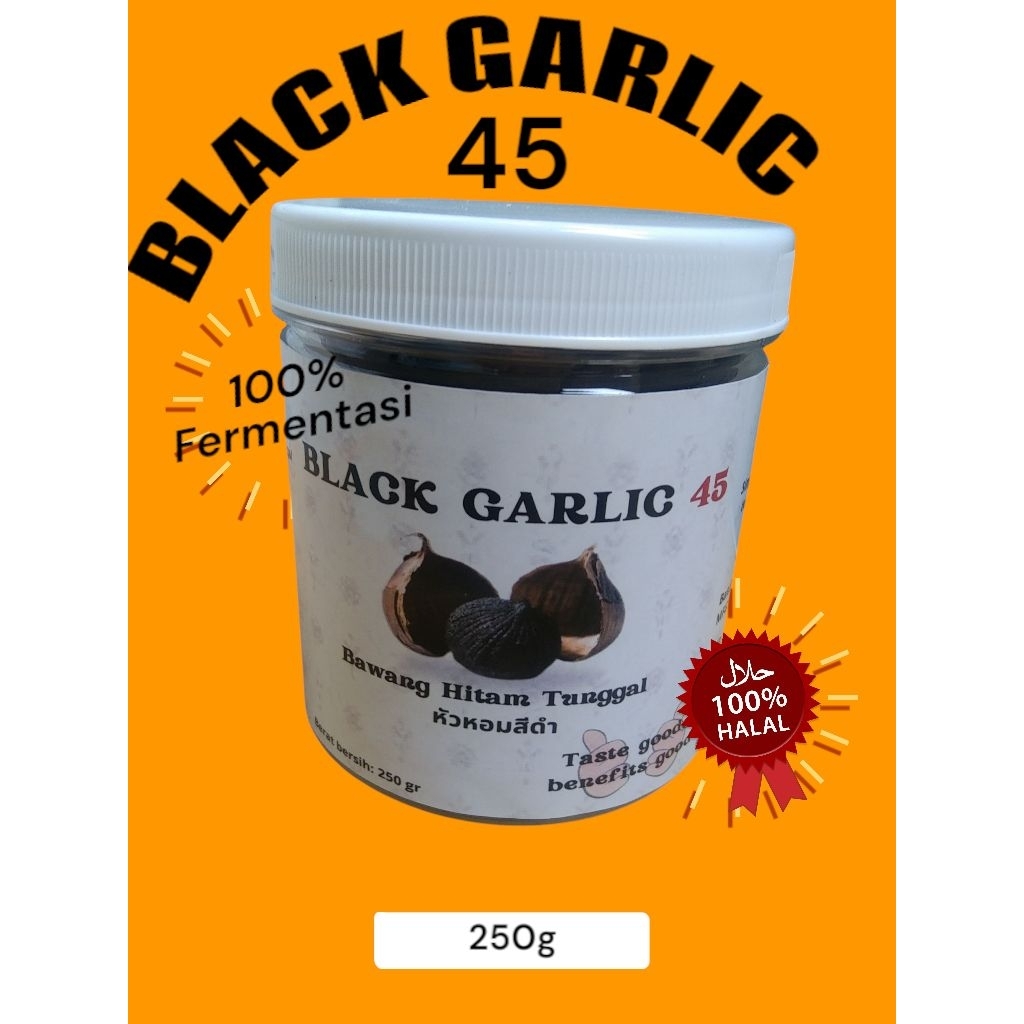 

BLACK GARLIC BAWANG HITAM TUNGGAL 250G PREMIUM UNTUK KESEHATAN