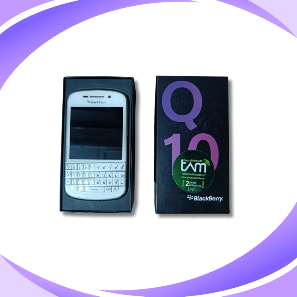 BlackBerry Q10 – White – Fullset – Second