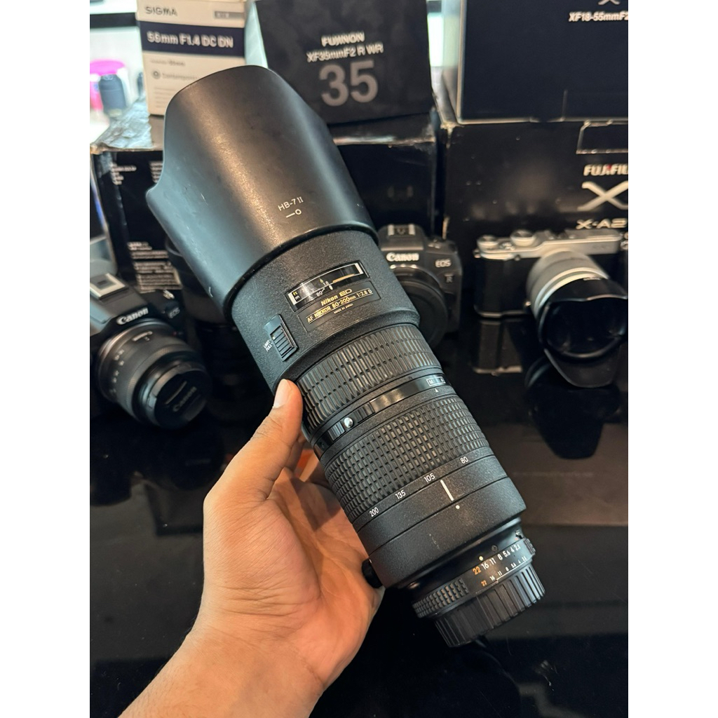 lensa nikon nikor afd 80-200mm f2.8 gen 3 murah banget
