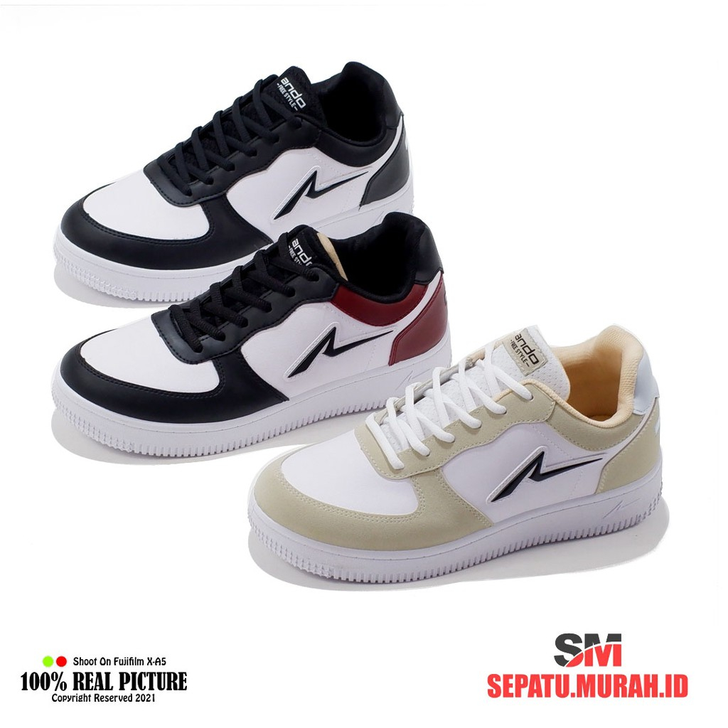 Ando Tricks Alpha Sepatu pria original sneakers olahraga cowok kekinian 39-43