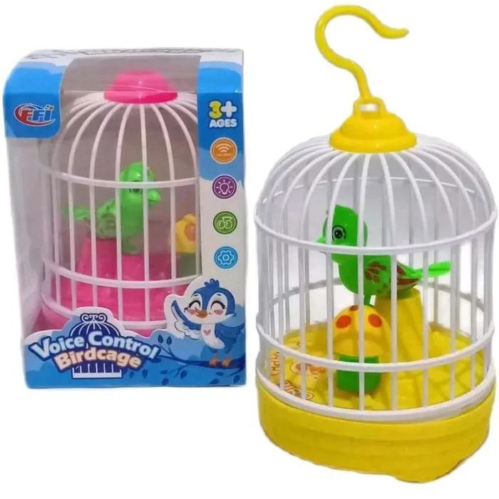 Mainan Burung Dalam Sangkar Berkicau / Mainan Burung dalam Sangkar FU1138 / Mainan Burung Bekicau
