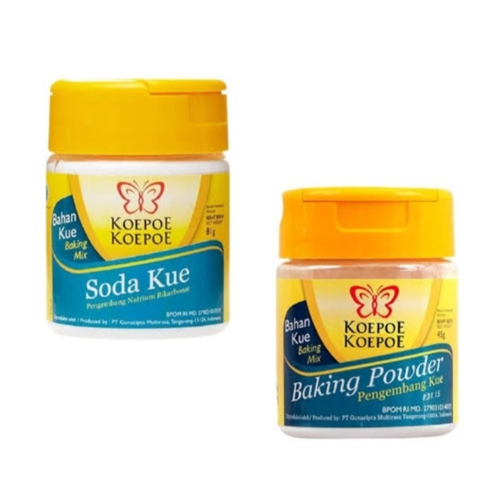 Baking powder dan Soda kue