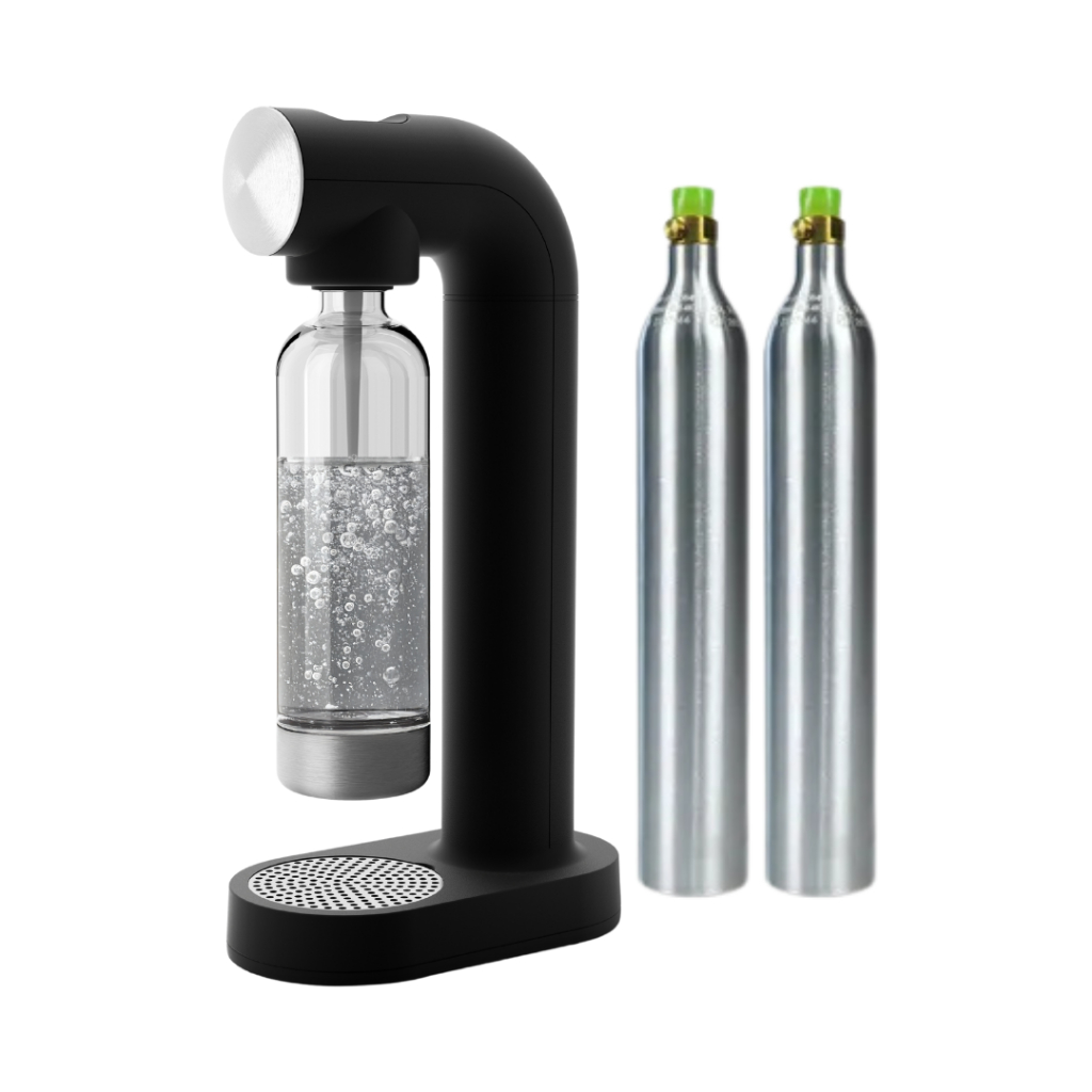 Soda Maker "The Buddy" SodaSwap - Set 2; Mesin + Botol PET + 2 Tangki CO2 | Mesin Pembuat Soda & Spa