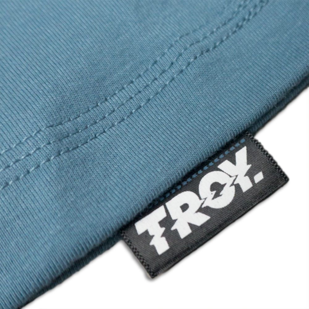Troy Company Double Sleeve Double Layer Vintage Longsleeve Mineral Blue Happy Chaos DS 3234